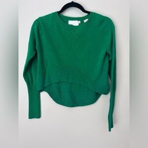 Yoon Vibrant Green Crew Neck Sweater